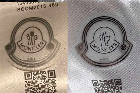 Moncler qr code tags